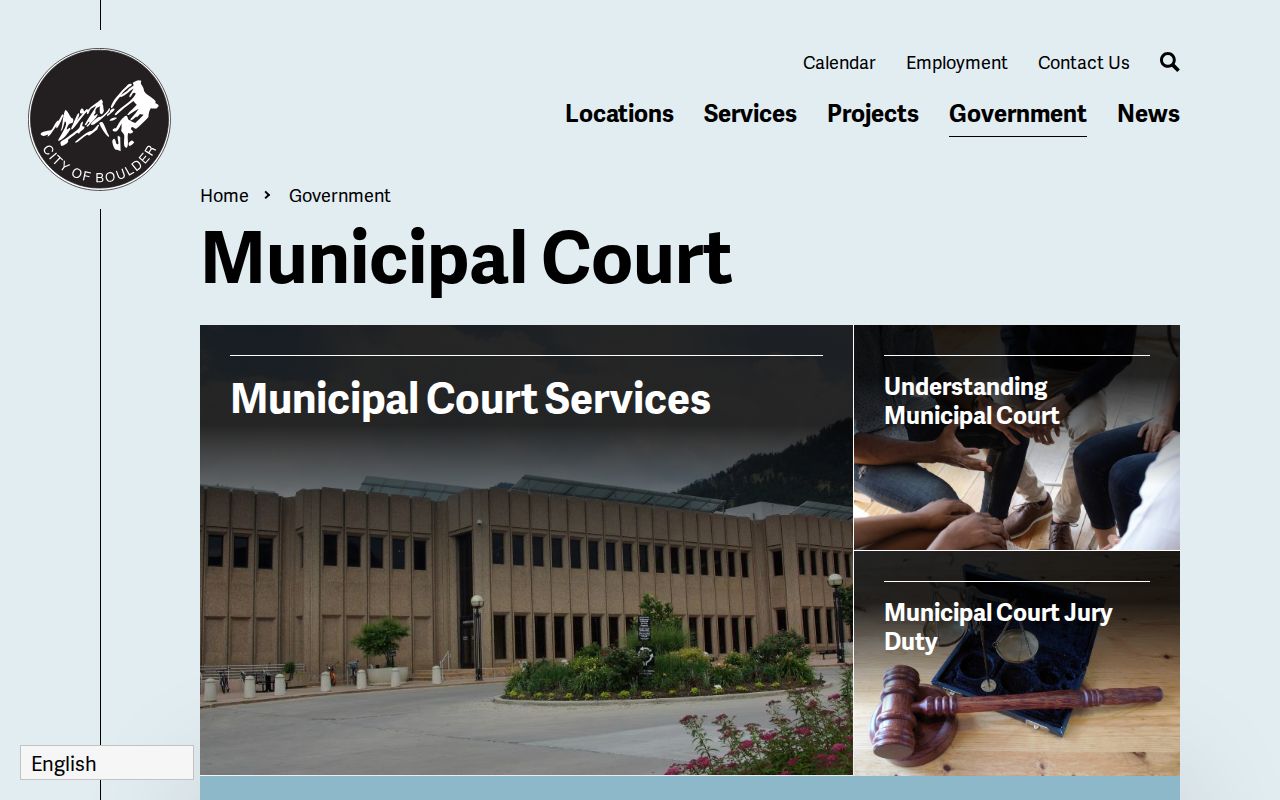 Boulder County court dockets City of Boulder Municipal Court