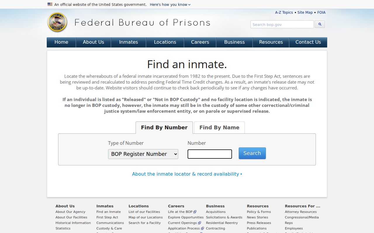 Boulder County District Court records compared with federal inmate locator