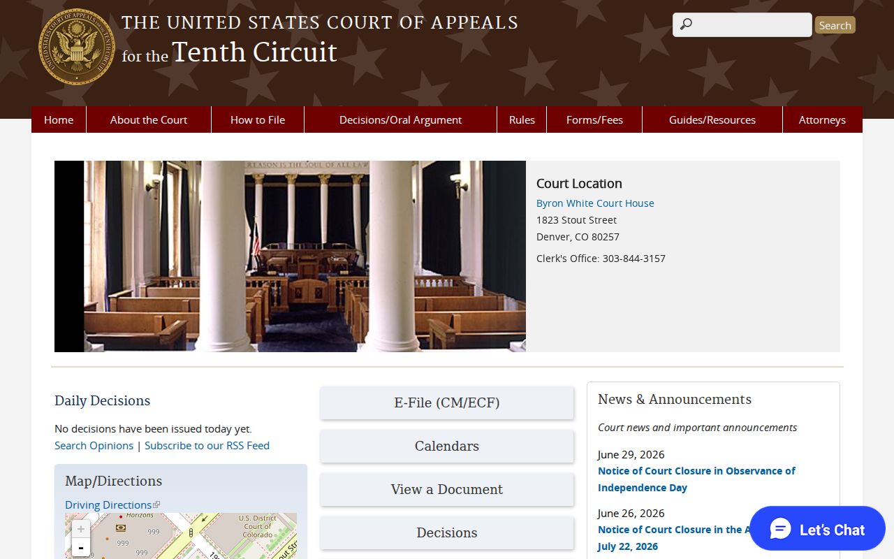 Boulder County District Court records compared with Tenth Circuit appeals source