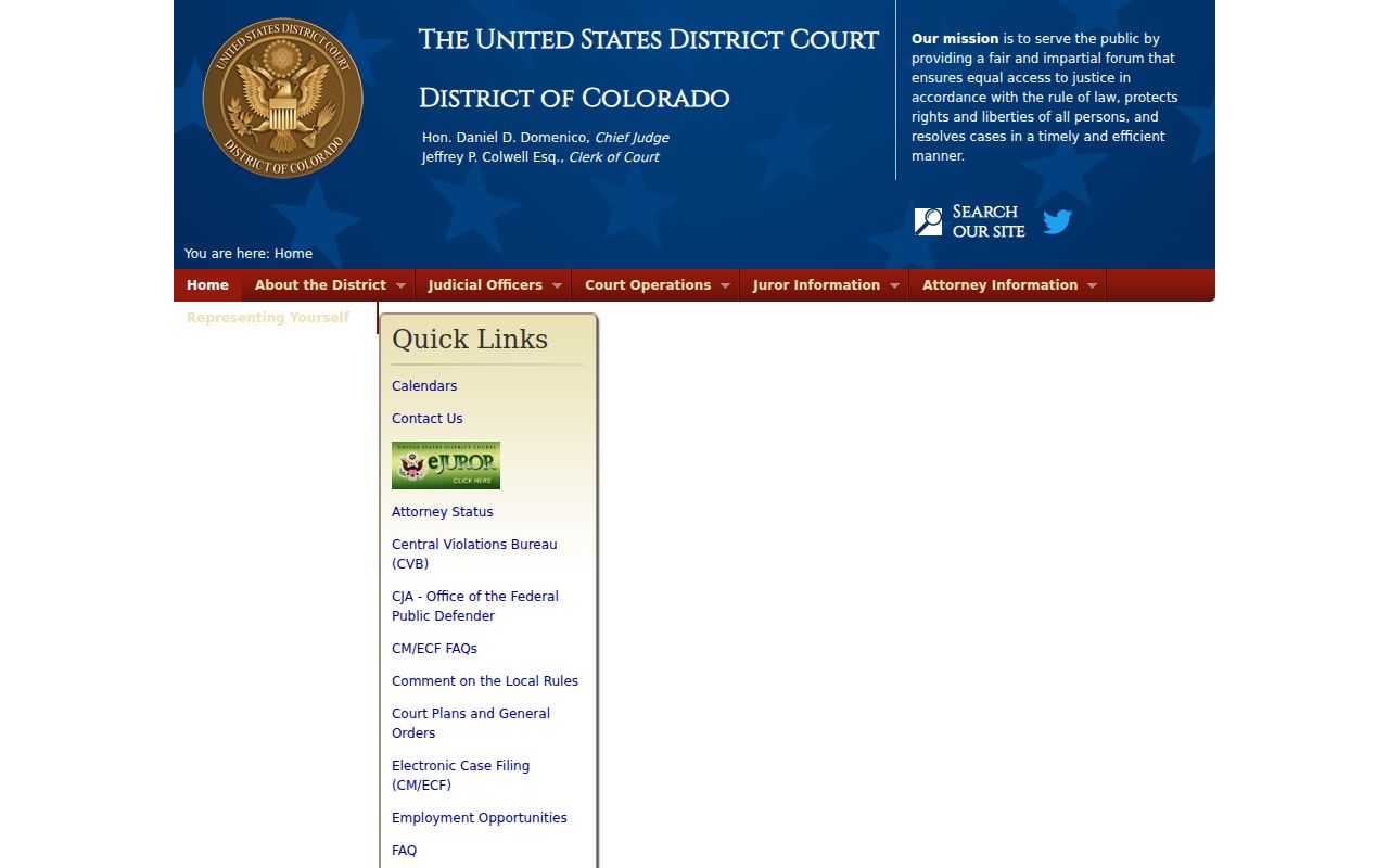 Boulder County warrant records U.S. District Court channel